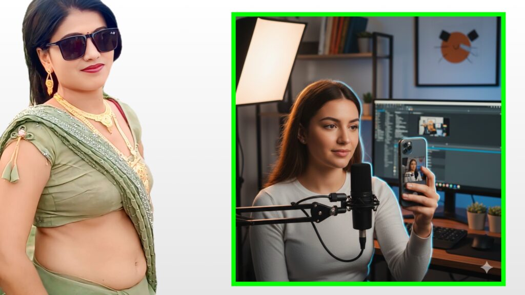 YouTube video kaise banaye लेख में माइक्रोफोन के साथ ऑडियो रिकॉर्डिंग सेटअप की इमेज जो clear audio importance दिखाती है।