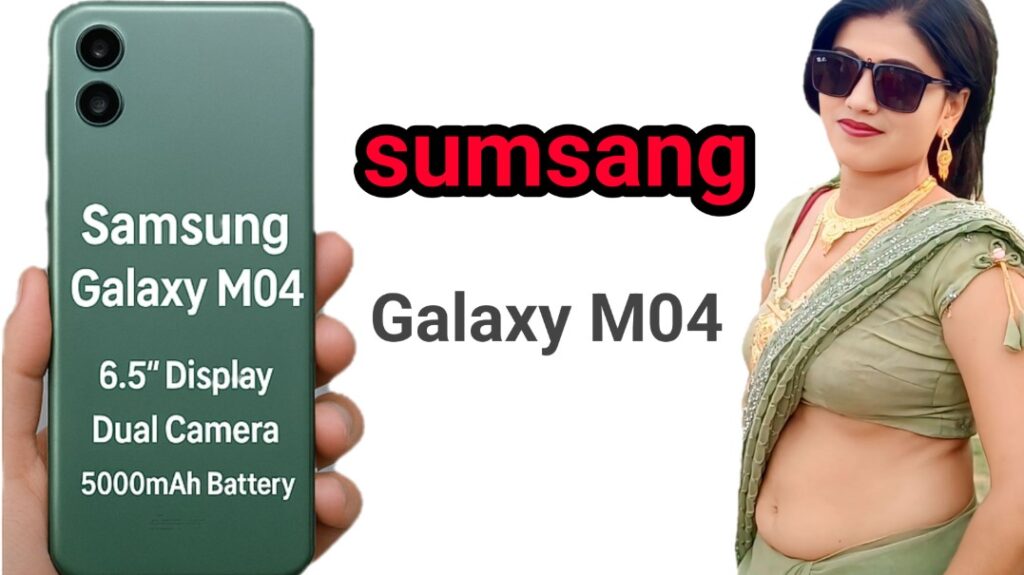 Samsung Galaxy M04 6.5 inch display dual camera smartphone for smooth social media use