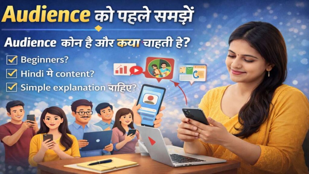 YouTube channel grow ke liye audience ko kaise samjhe beginners guide image