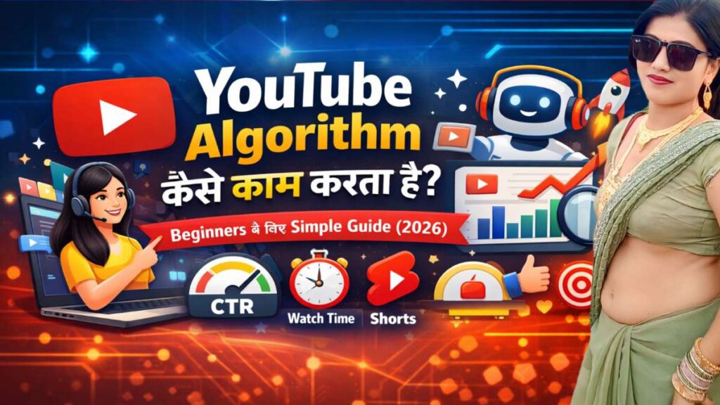 YouTube algorithm kaise kaam karta hai beginners ke liye simple guide 2026
