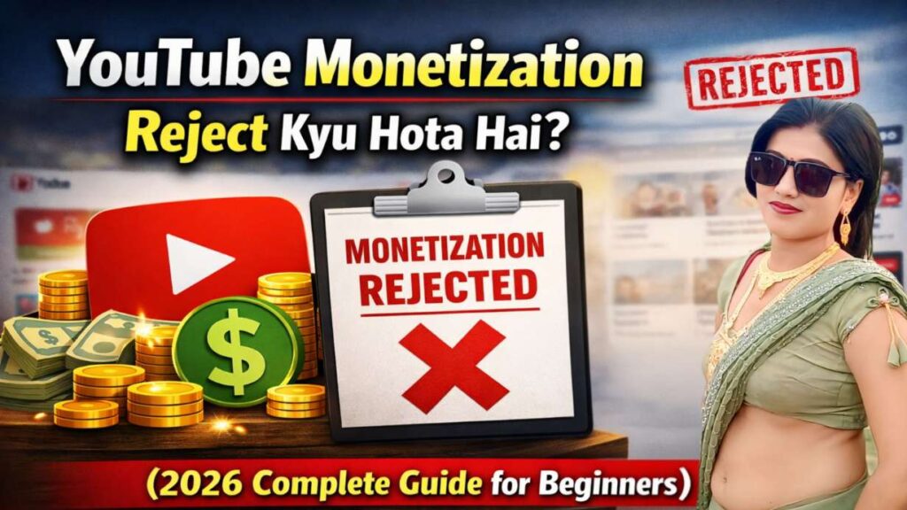 youtube monetization reject kyu hota hai 2026 complete guide