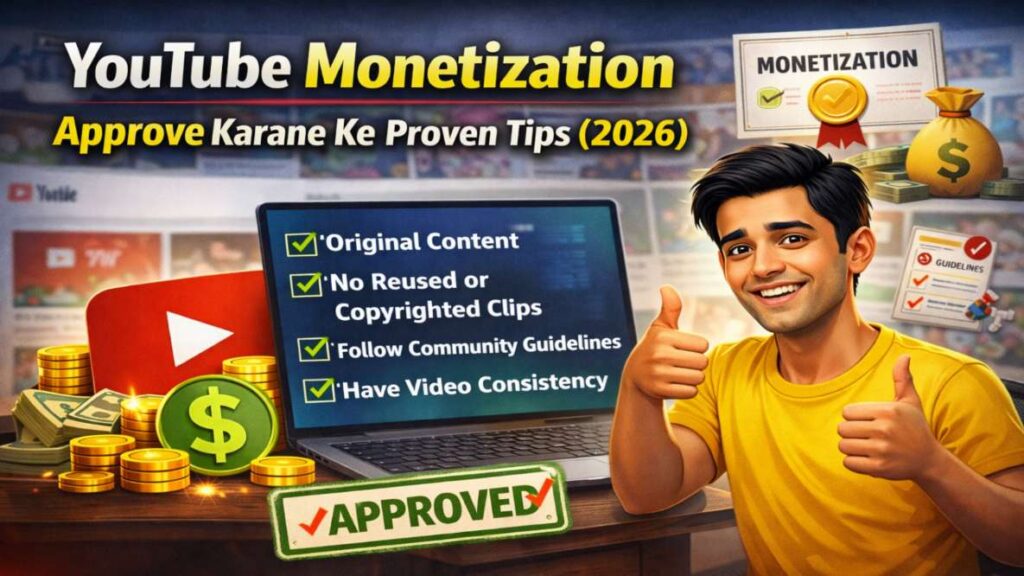 youtube monetization approval tips 2026