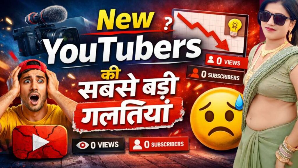 New YouTubers Sabse Badi Galti Kya Karte Hain? (2026 Complete Reality Guide)