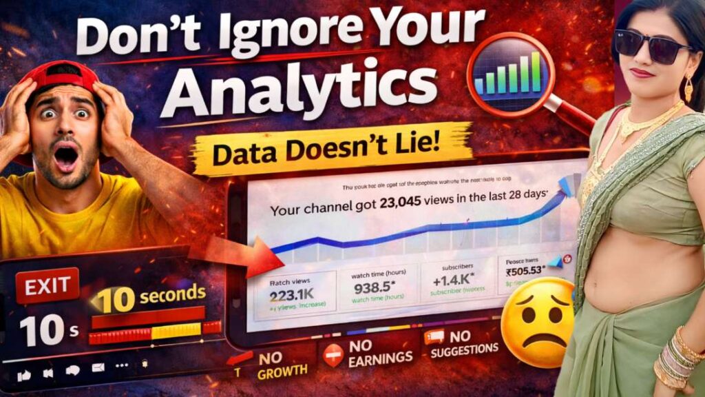 YouTube analytics mistakes by new YouTubers, don’t ignore analytics for channel growth