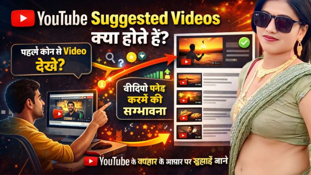 YouTube suggested videos kaise kaam karte hain тАУ algorithm audience behavior, watch time aur engagement ke base par recommendation deta hai