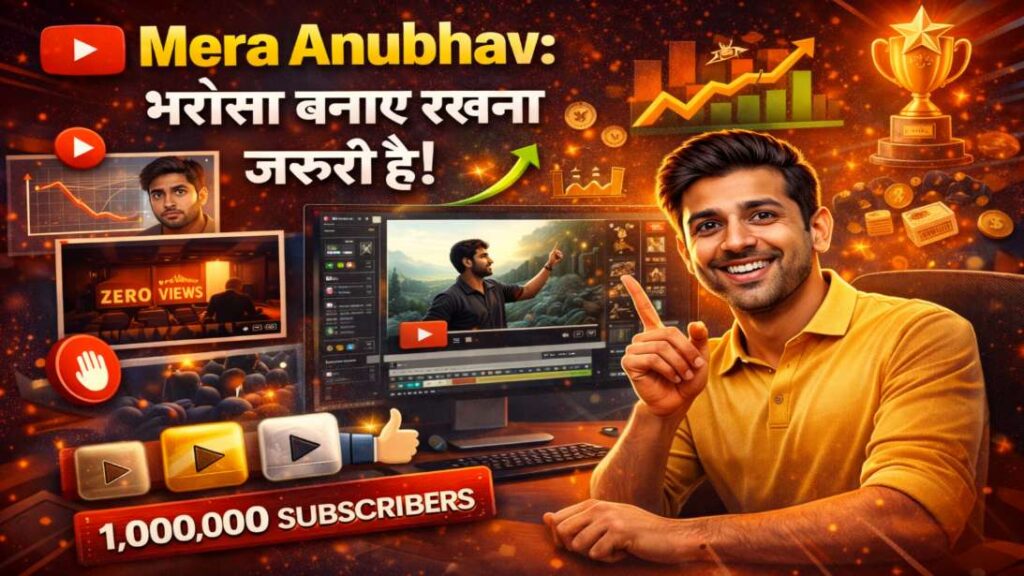 YouTube growth personal experience тАУ shuruat mein kam views se lekar dheere dheere audience trust aur suggested growth ka real journey